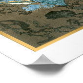 国芳ヴィンテージ日本武芸将酒井政直 ポスター (角)