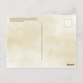 国芳日本のヴィンテージ武家織田信長 ポストカード (裏面)