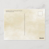 国芳「イノシシの侍」日本ヴィンテージ  ポストカード (裏面)