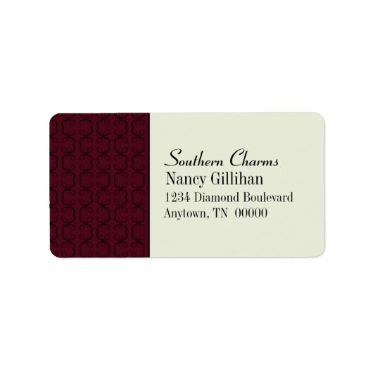 国行住所 シール (正面)