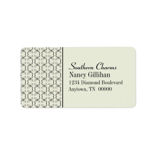 国行住所 シール (正面)