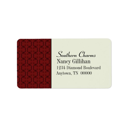 国行住所 シール (正面)