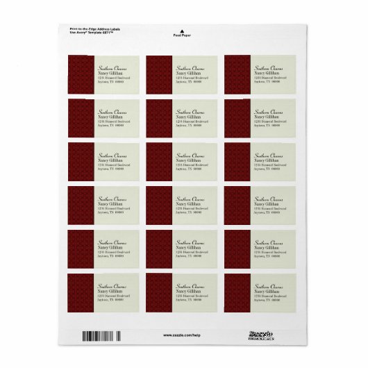 国行住所 シール (フルシート)