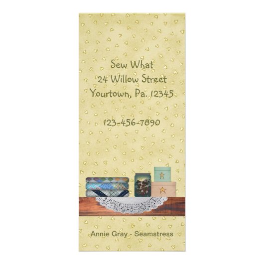 国裁縫ラックカード ラックカード (正面)