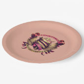 国誇りを持ったの明るい未来 ペーパープレート (アングル)