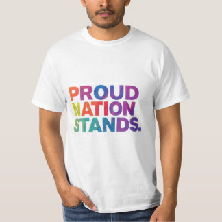 国誇りを持ったの立ち Tシャツ