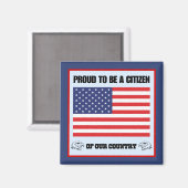 国誇りを持った民になる マグネット (正面/裏面)