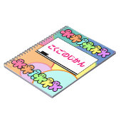 国語の語学科目日本の ノートブック (左側)