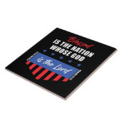 国賛美 – キリスト教愛国米国 タイル (側面)