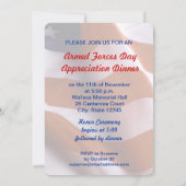 国軍名誉招待状赤旗 招待状 (裏面)