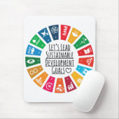 国連のSDGs開発ゴールを地球に優しリードしよう マウスパッド (マウス)