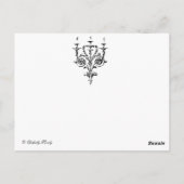 国連ポートレートはl'Halloween注ぎます ポストカード (裏面)