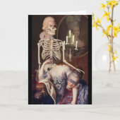 国連ポートレートポールハロウィーン カード (黄色い花)