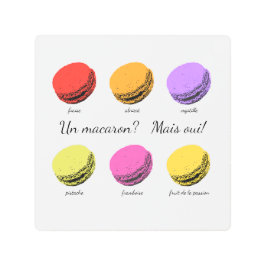 国連マカロン？マイスウィ！ メタルプリント