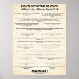 国連人権宣言1948小ポスター ポスター