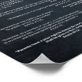 国連人権宣言1948 X Small Poster ポスター (角)