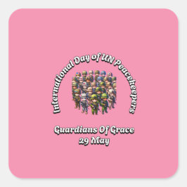 国連国際的平和維持部隊の日：5月29日 スクエアシール