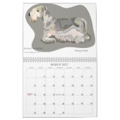 国連小さいBlanc -愛犬家のためのカレンダー カレンダー (3月 2027)