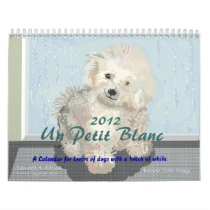 国連小さいBlanc -愛犬家のためのカレンダー カレンダー