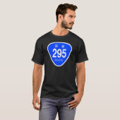 国道295 号線ー国道標識 Tシャツ (正面フル)