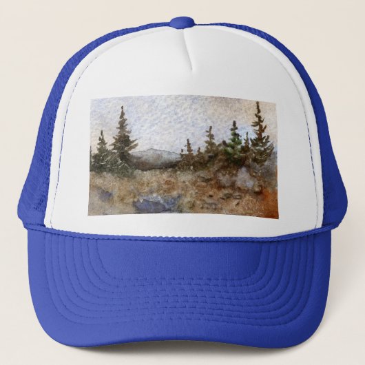 国道55号高地風光明媚なハイウェイのトラック車帽 キャップ (正面)