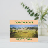 国道55号高地風光明媚なハイウェイハガキ ポストカード (スタンド正面)