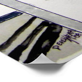 国道66号ガスステーションヴィンテージ術 ポスター (角)