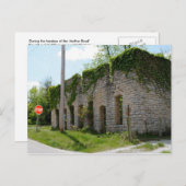 国道66号沿いの葬儀場と棺の工場 ポストカード (正面/裏面)