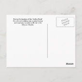 国道66号沿いの葬儀場と棺の工場 ポストカード (裏面)