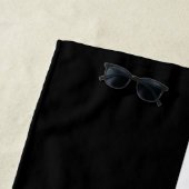 国道66号線道路標識カスタムビーチおもしろいトール ビーチタオル (インサイチュ)