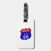 国道66号線道路標識 ラゲッジタグ (裏面縦)