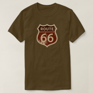 国道66号線道路標識 Tシャツ