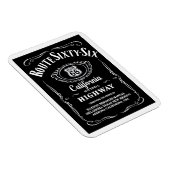 国道66号黒ラベル マグネット (右側)