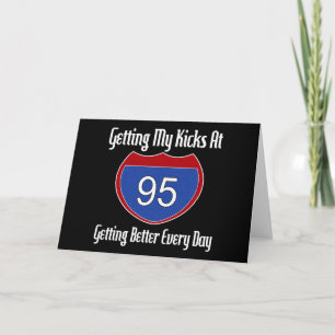 国道66号95号誕生日 カード