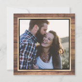 国金ゴールド素朴木材タイムラ結婚イン セーブザデート (裏面)