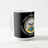 国防情報システム庁(DISA) VVV コーヒーマグカップ (正面左)