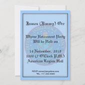 国防情報省退職招待状 招待状 (裏面)