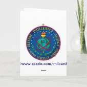 国防総省の退職証明書 カード (裏面)