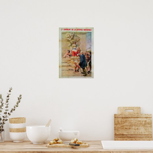 国防費に関する第2次貸付けのポスター ポスター (キッチン)