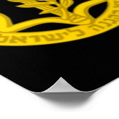 国防軍Idf Tzahal独立記念日 ポスター (角)