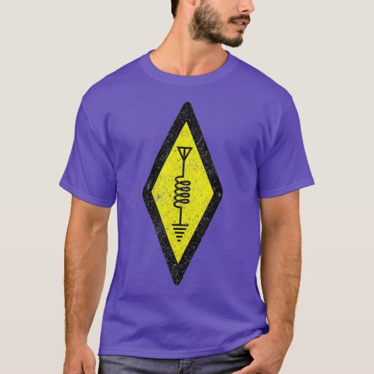 国際アマチュア無線 HAM オペレーター シンボル Tシャツ (正面)