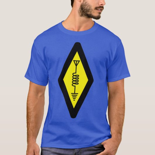 国際アマチュアHAMラジオシンボルTシャツ Tシャツ (正面)