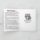 国際アライグマ感謝の日 カード (内部)