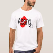 国際キスデー ユニークTシャツデザイン Tシャツ (正面)