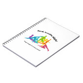 国際キッズヨガデー（4月8日）を祝おう ノートブック (左側)