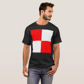 国際信号旗 U旗 Tシャツ (正面フル)