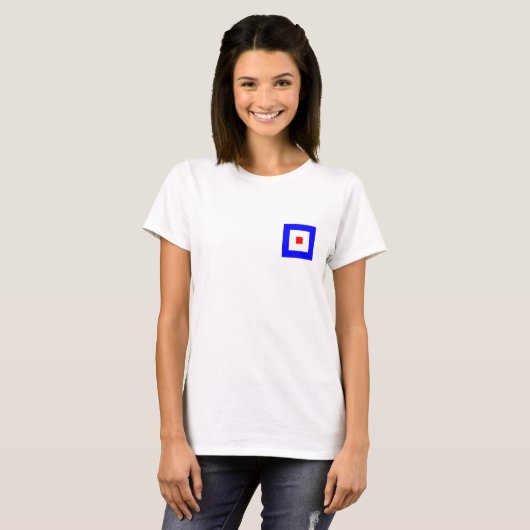 国際信号旗W Tシャツ (正面フル)