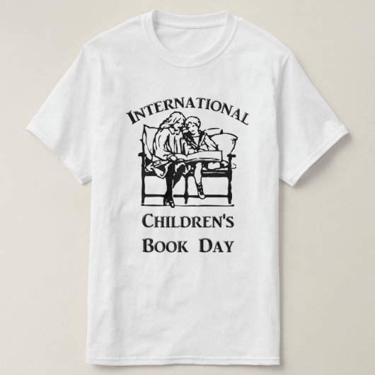 国際児童読書の日 Tシャツ (デザイン正面)