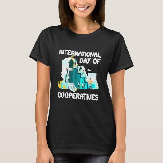 国際協同組合デー 国連 Tシャツ (正面)