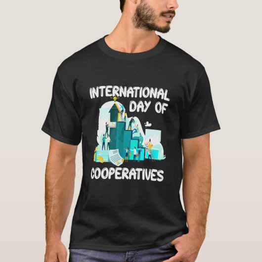 国際協同組合デー 国連 Tシャツ (正面)
